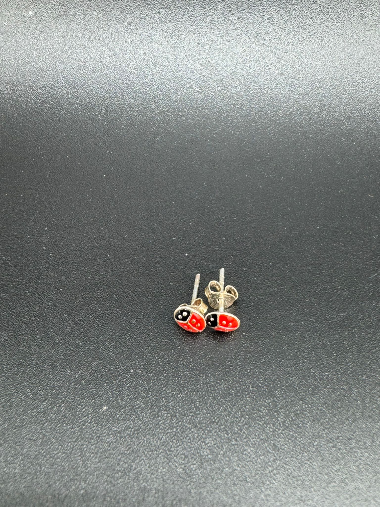 Ohrstecker Marienkäfer 925er