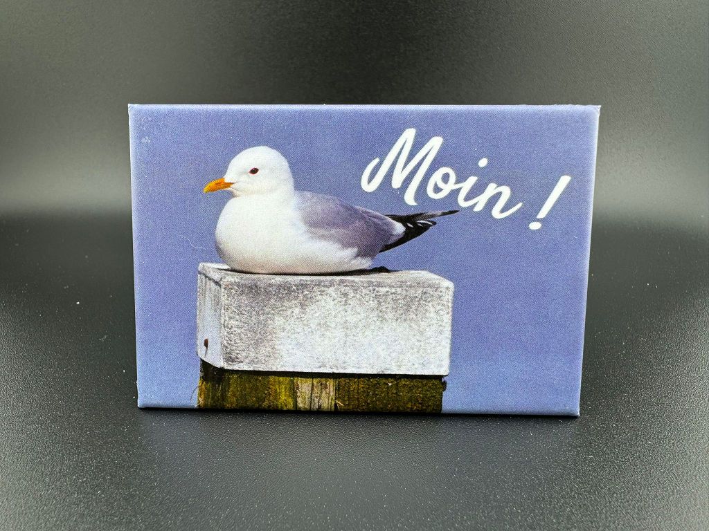 Magnet "Möwe auf Dalbe"